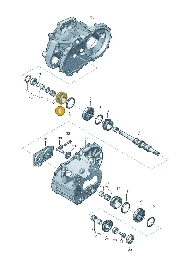 02T311145AM — Volkswagen Beetle (2016-2019) diagram 746311230, position 9