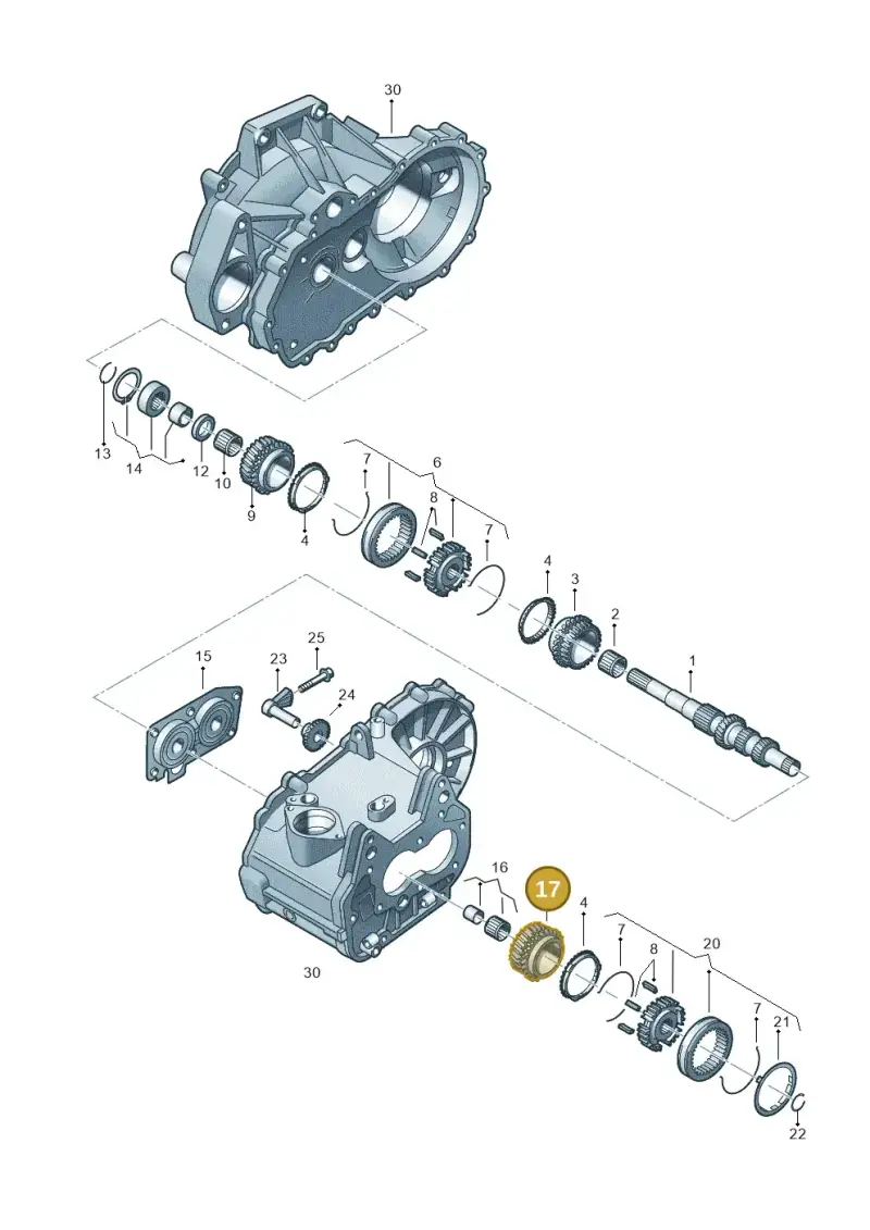 02T311158AH — Volkswagen GOLF (2003-2005) diagram 420311330, position 17