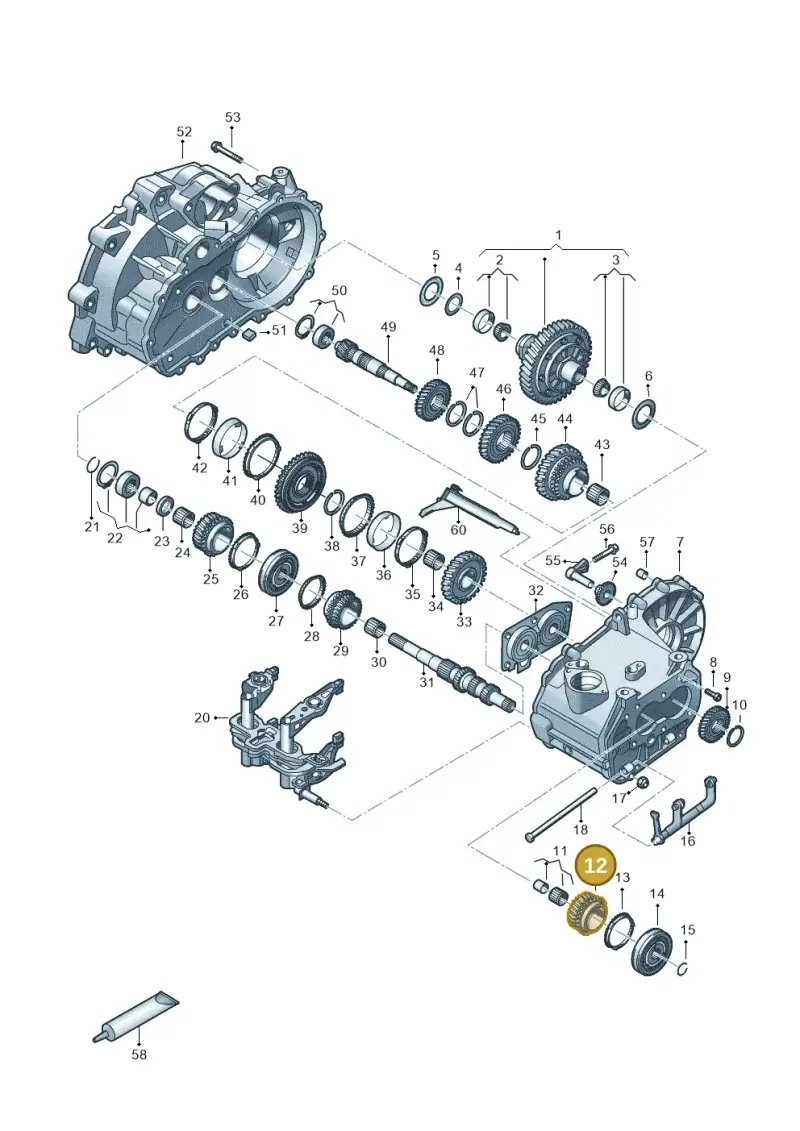 02T311158AH — Volkswagen Polo Track (2023-) diagram 837305060, position 12