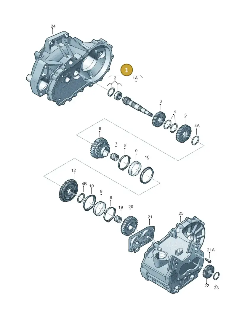 02T311198D — Volkswagen Polo 1.4 BlueMotion (2014-2017) diagram 794311070, position 1