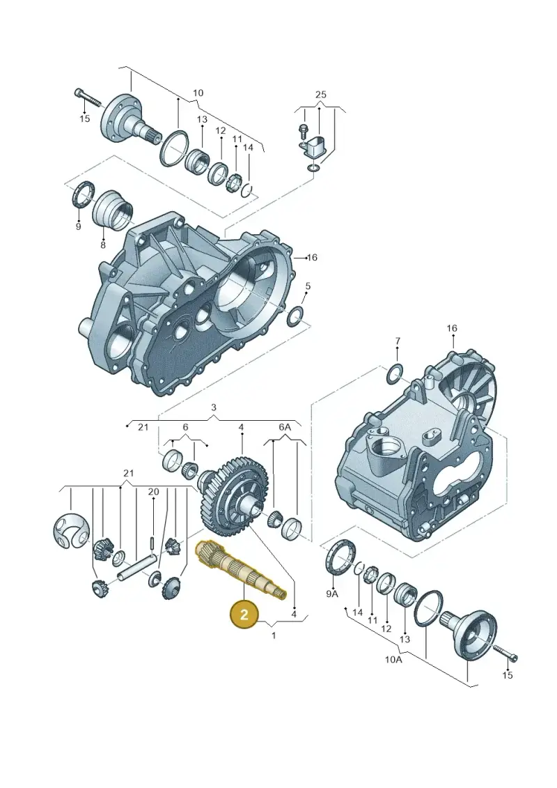 02T311205F — Volkswagen Golf Brasil       "BR."08> (2007-) diagram 441409220, position 2