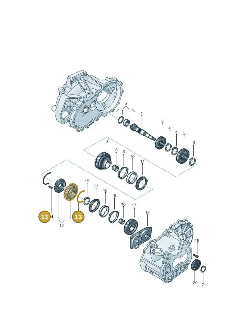 02T311249A — Volkswagen Up! 1.0 TSI (2013-2017) diagram 559311320, position 13