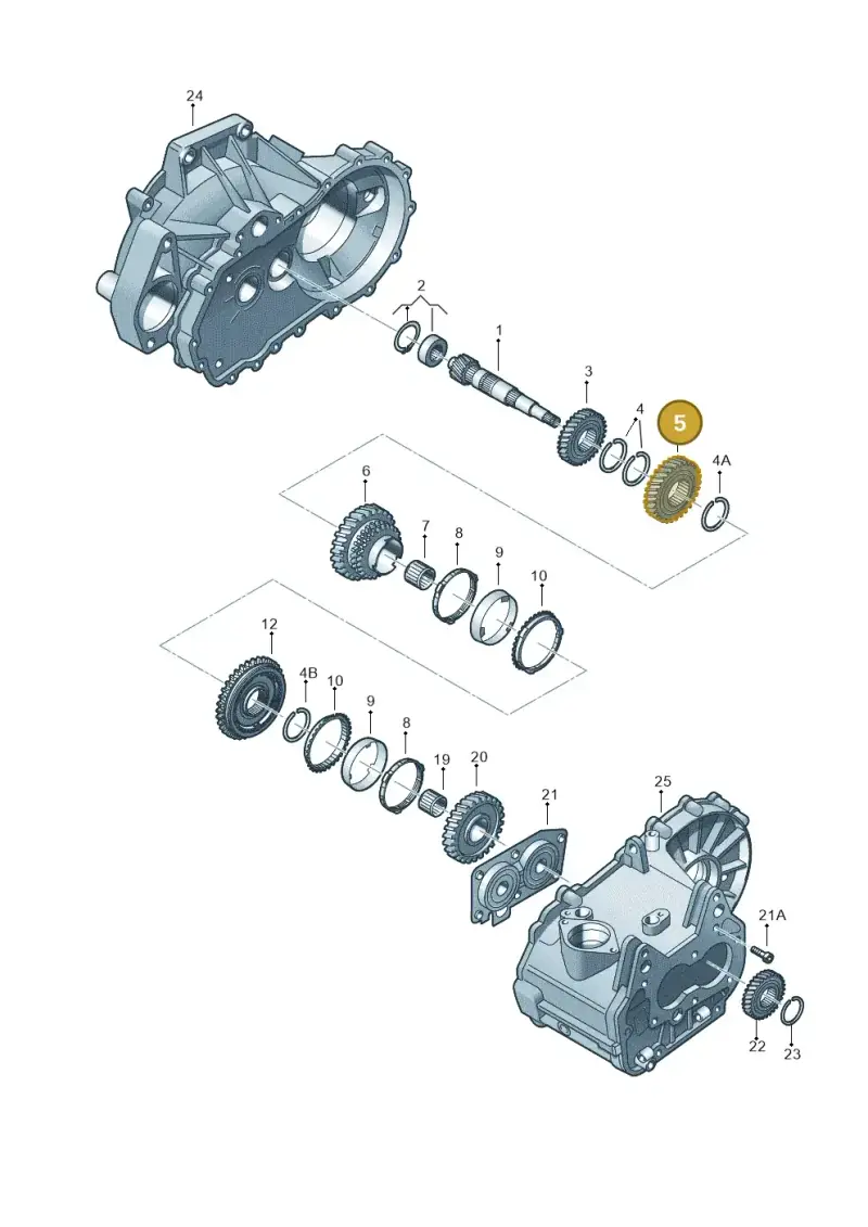 02T311285N — Volkswagen Ameo 1,0 (2016-2020) diagram 883311070, position 5