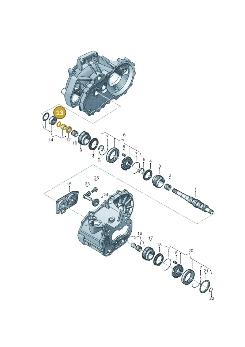 02T311327A — Volkswagen Up! 1.0 TSI (2013-2017) diagram 559311330, position 13
