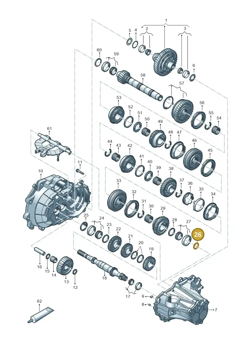 02T311327 — Volkswagen Up! 1.0 BlueMotion (2016-2023) diagram 892300030, position 26