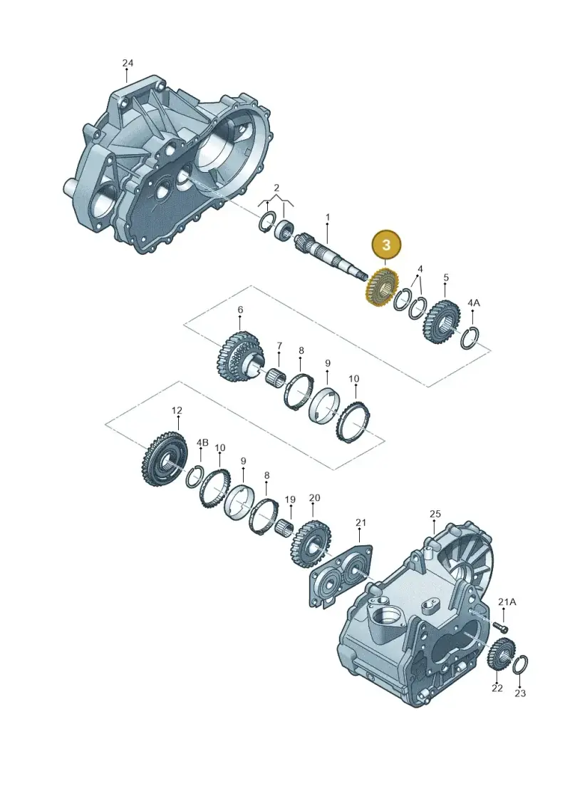 02T311351E — Volkswagen Ameo 1,0 (2016-2020) diagram 883311070, position 3