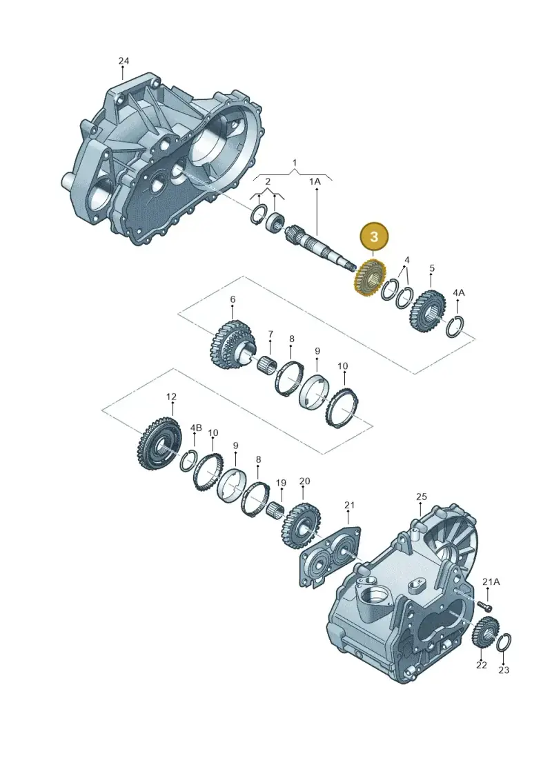 02T311351F — Volkswagen Caddy kombi (2015-2020) diagram 794311070, position 3