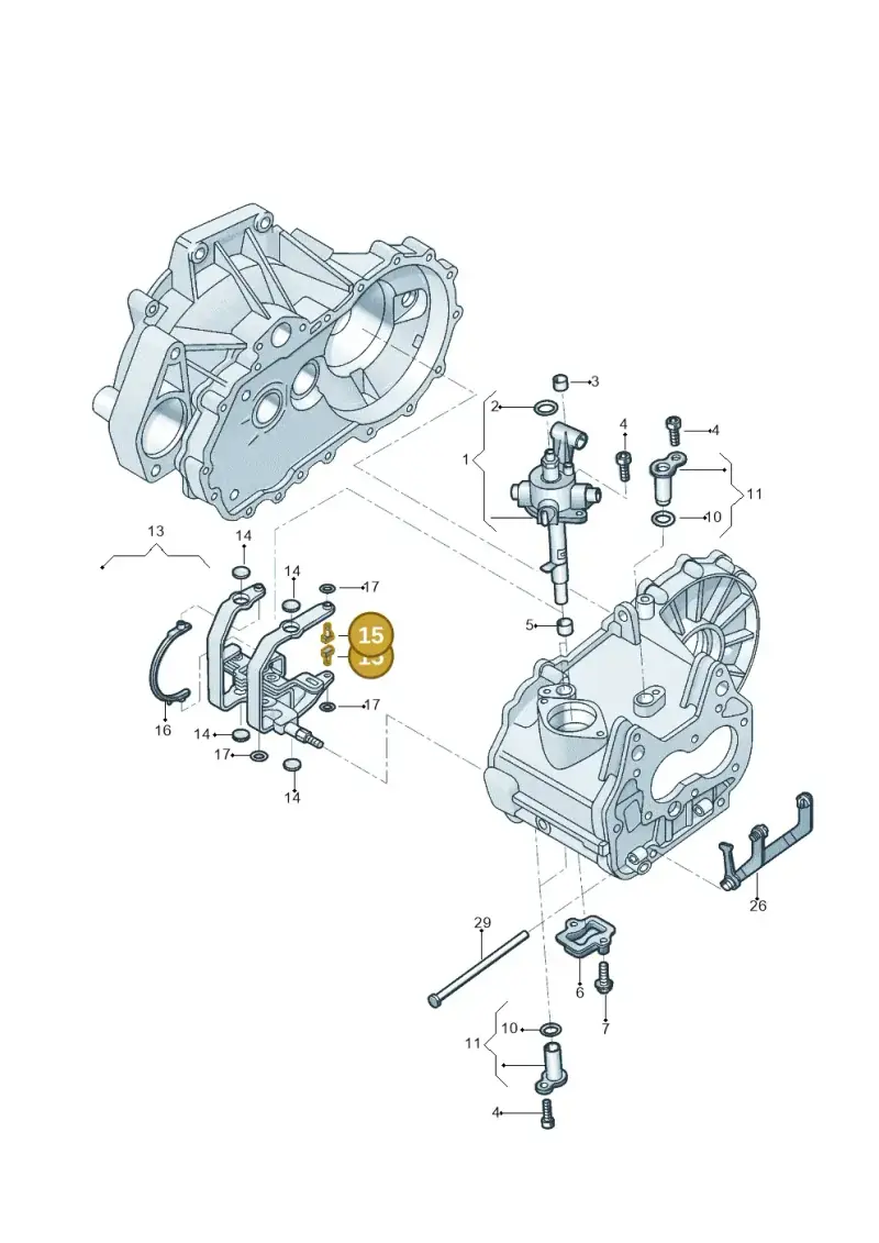 02T311669K — Volkswagen Up! 1.0 TSI (2013-2017) diagram 559311840, position 15
