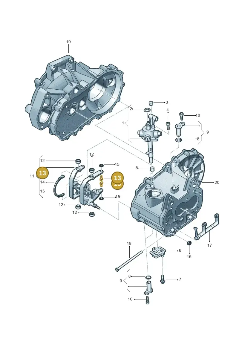 02T311669K — Volkswagen Golf 1.6 (2015-2019) diagram 867311900, position 13