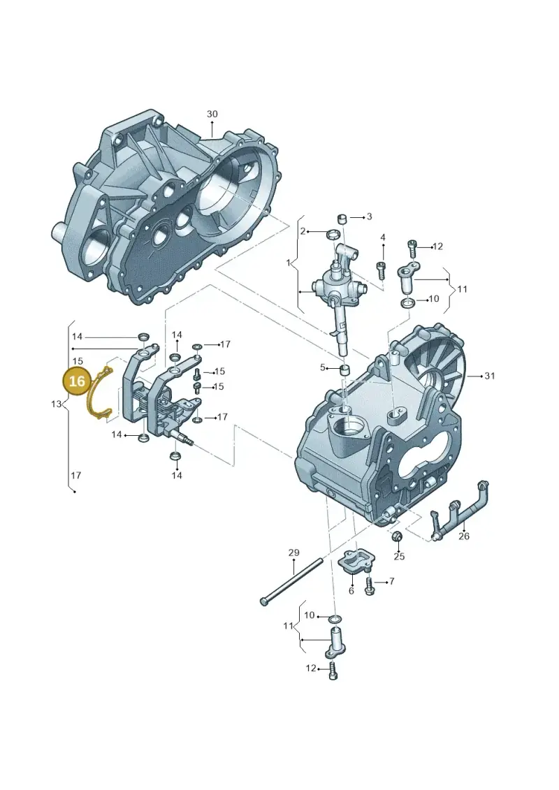 02T311669M — Volkswagen Beetle (2016-2019) diagram 747311840, position 16