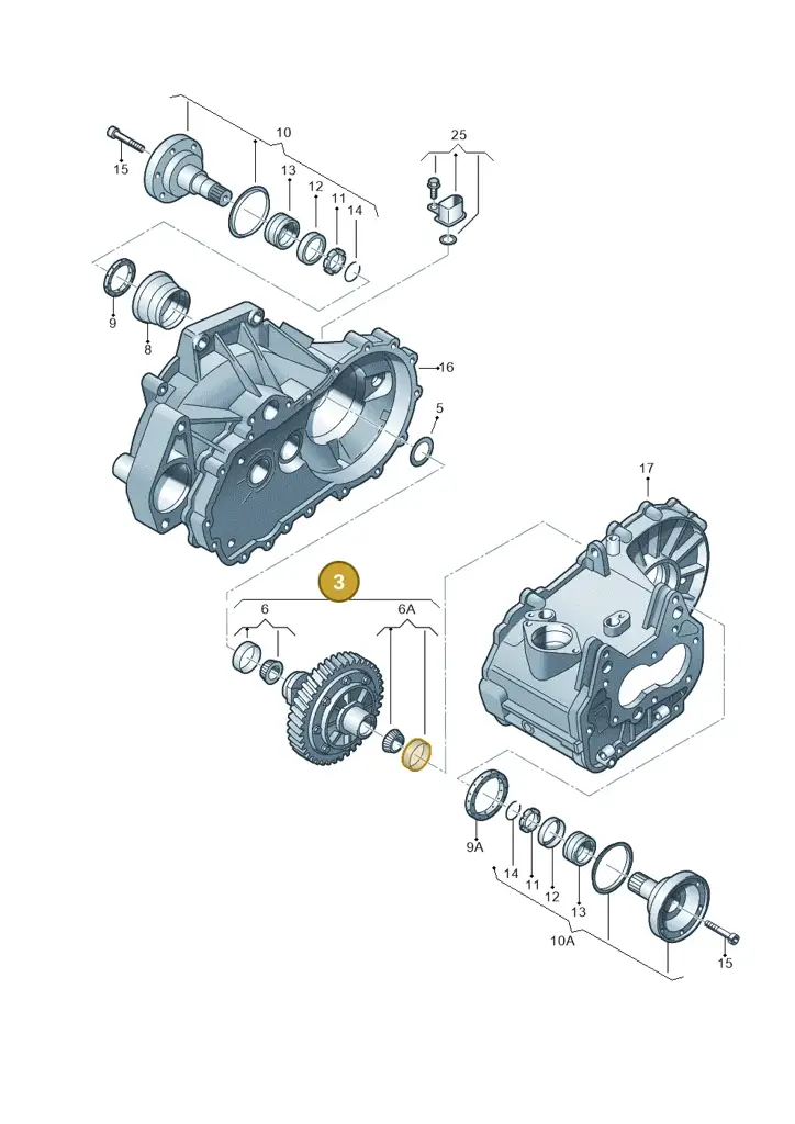 02T409021AS — Volkswagen Polo (2012-2014) diagram 747409170, position 3