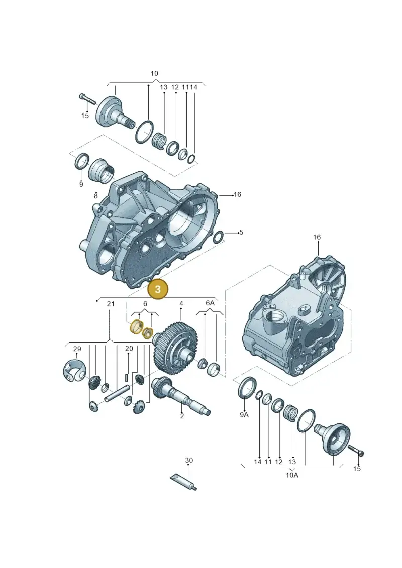 02T409021CF — Volkswagen Gran Santana (2015-2019) diagram 865409170, position 3
