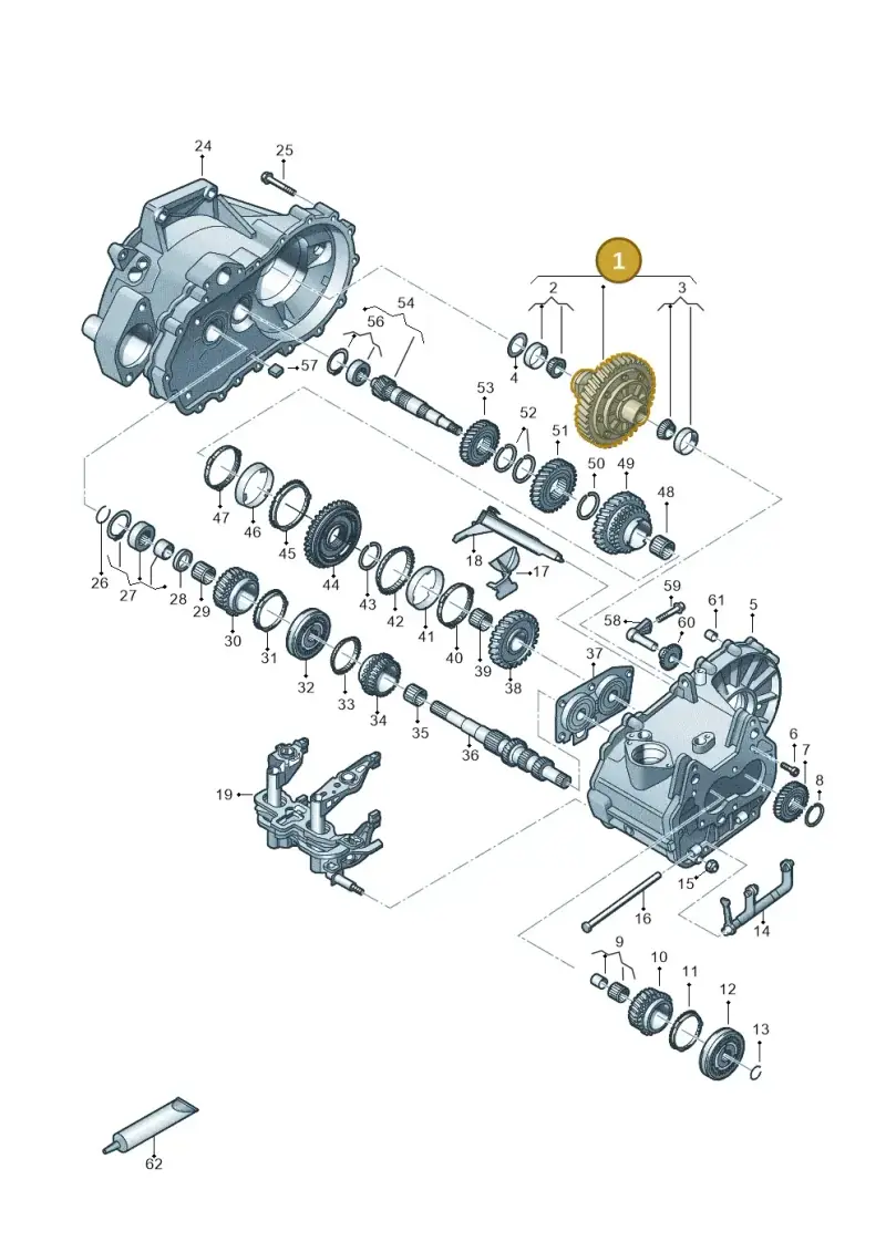 02T409021CF — Skoda Fabia (2014-2022) diagram 827305060, position 1