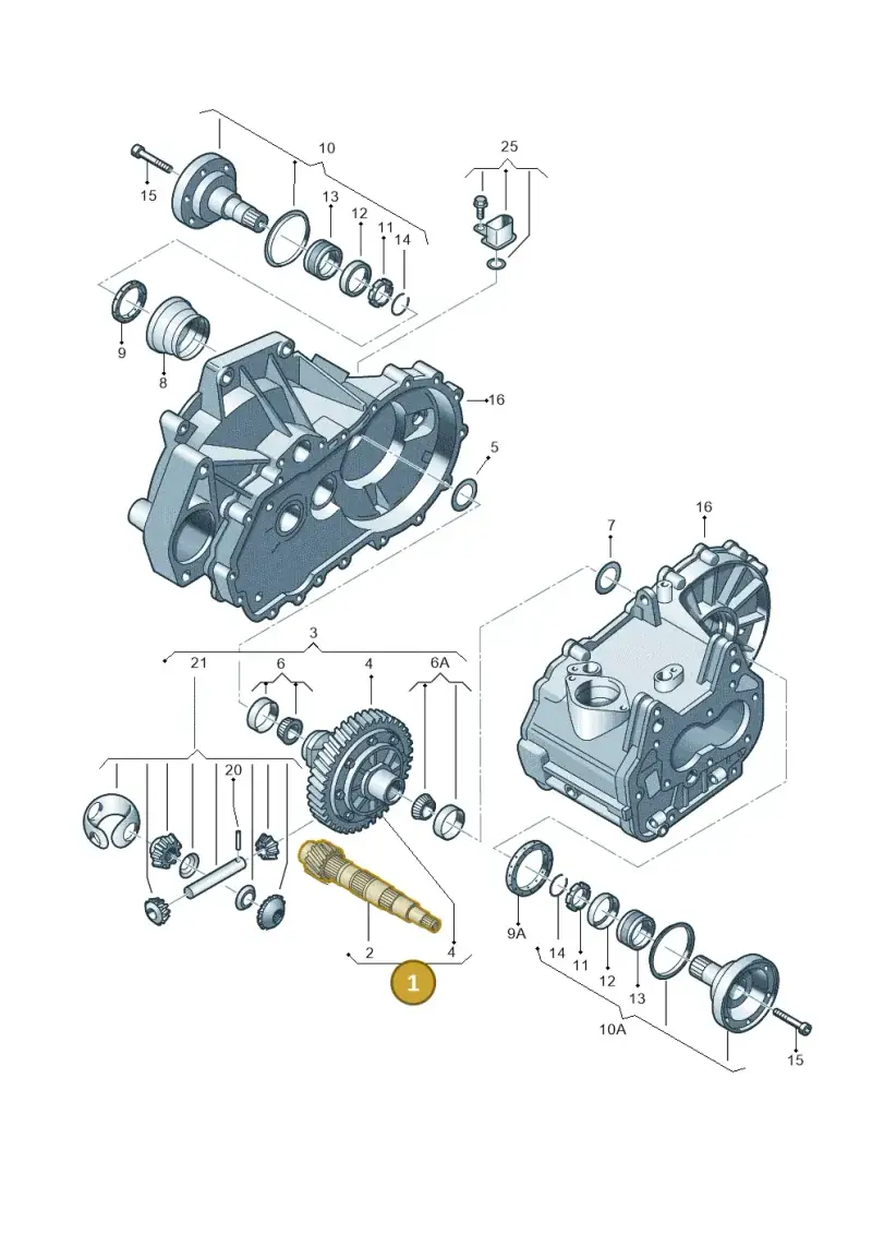 02T409143AB — Volkswagen FOX                    04> (2003-) diagram 253409170, position 1