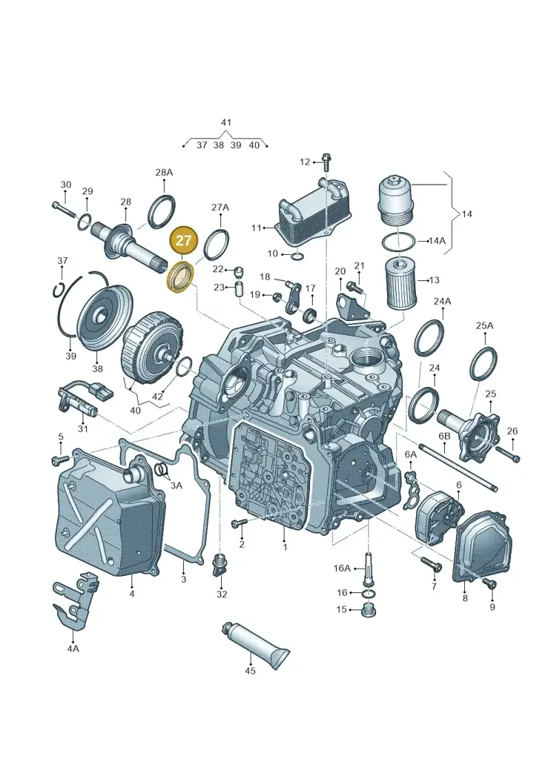 02T409189N — Volkswagen Beetle (2016-2019) diagram 405321600, position 27