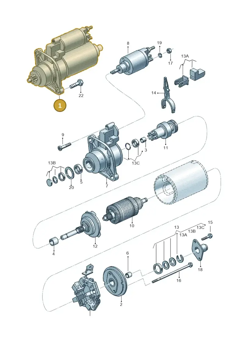 02T911023GX — Volkswagen FOX                  M.05> (2005-) diagram 315911000, position 1