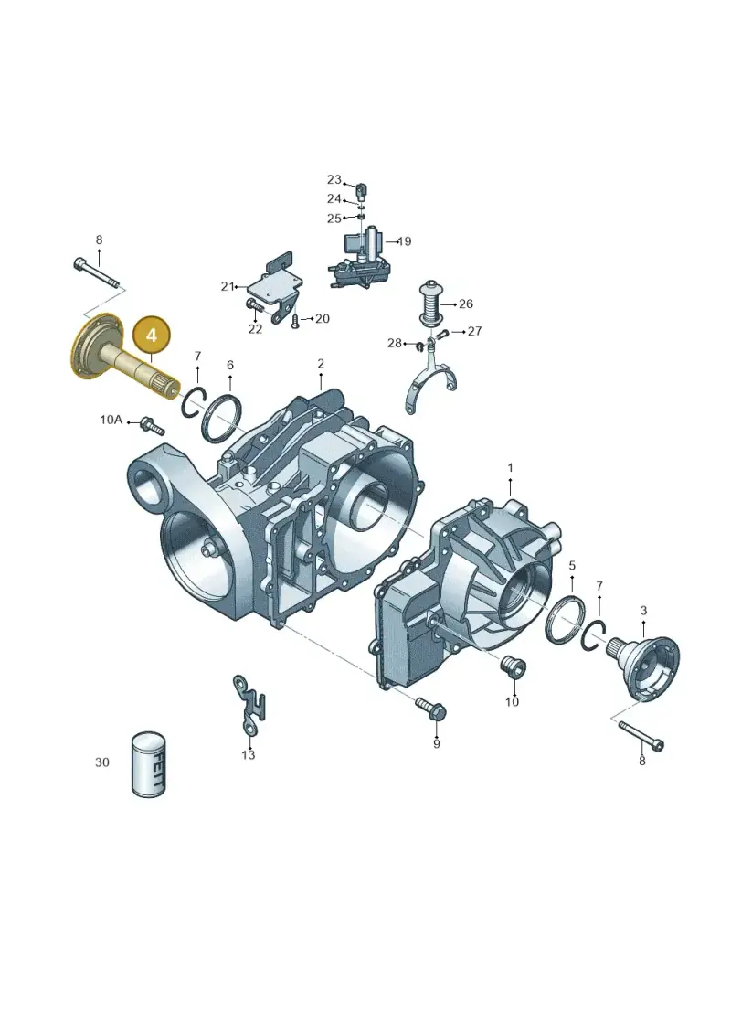 02W525356B — Volkswagen Transport. multivan (2019-2024) diagram 679525110, position 4