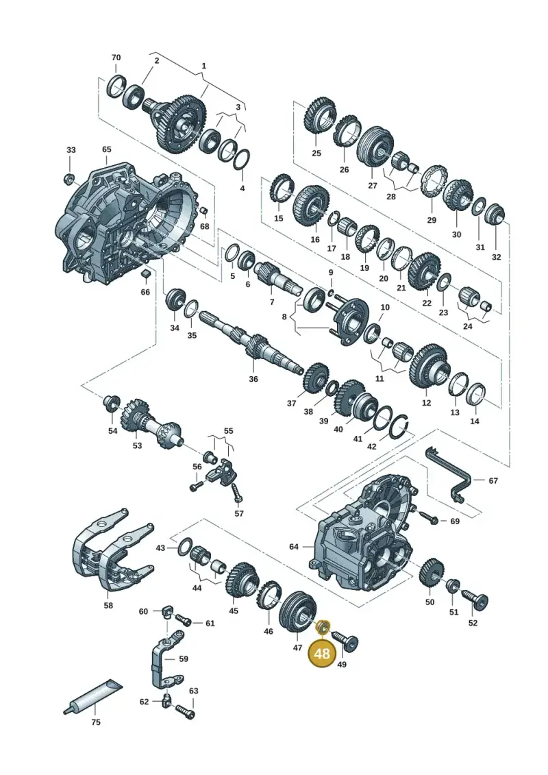 02Z311324 — Volkswagen Transport. multivan (2019-2024) diagram 7ep300806, position 48