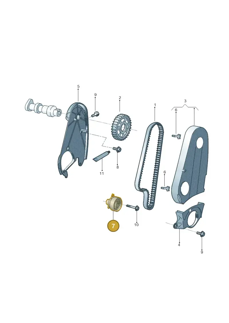 030109243Q — Volkswagen FOX                    04> (2003-) diagram 357109500, position 7