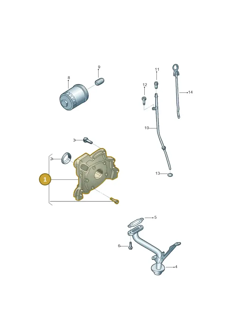 030115105S — Volkswagen Voyage (2016-2023) diagram 799115050, position 1