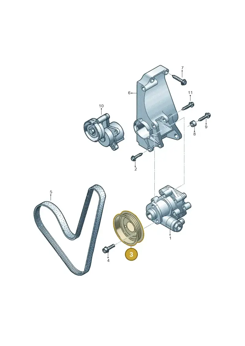 030145269A — Volkswagen CADDY (2004-) diagram 443145200, position 3