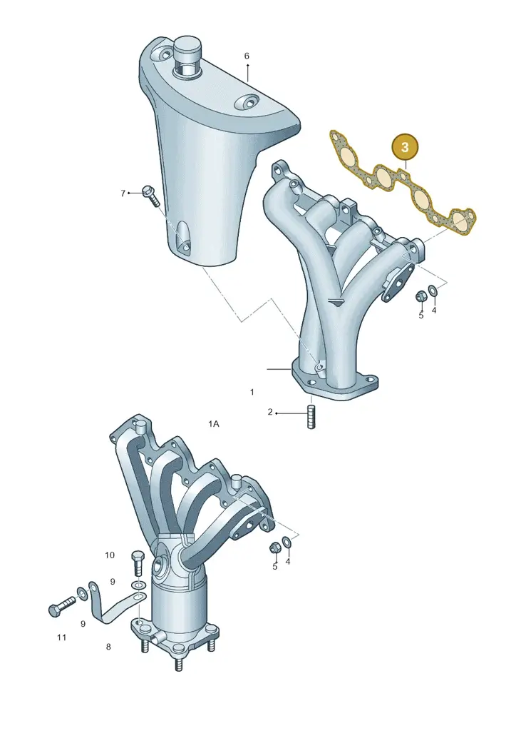 030253039L — Volkswagen Kombi (2011-) diagram 194253100, position 3