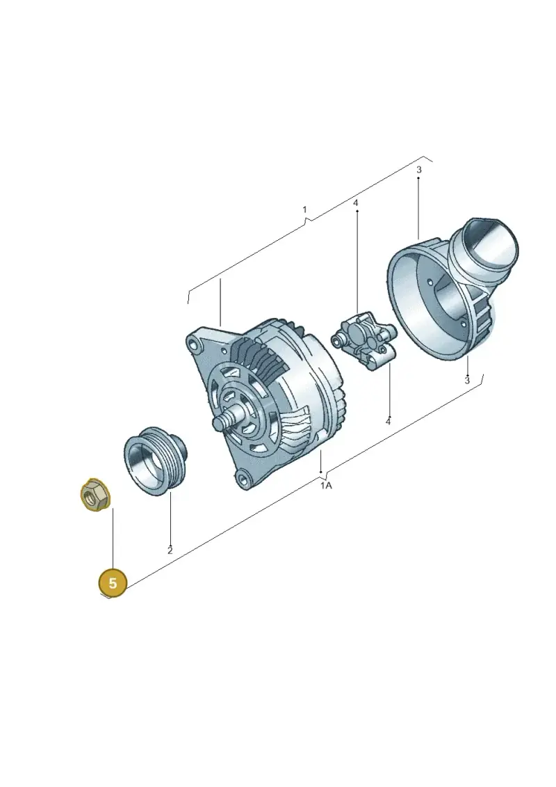 030903181 — Volkswagen GOLF CABRIO (2002-2002) diagram 118903250, position 5
