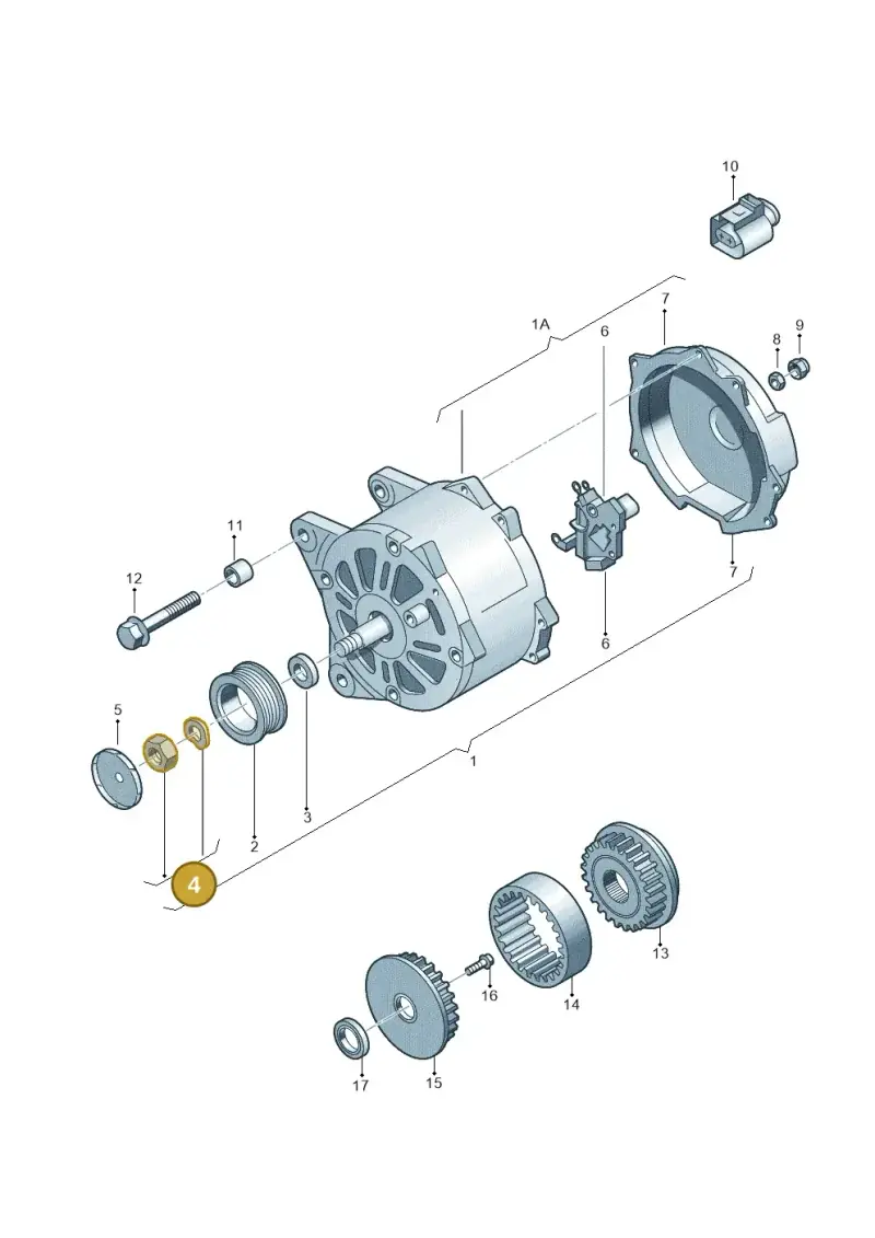 030903181 — Volkswagen Touareg                08> (2007-) diagram 616903010, position 4