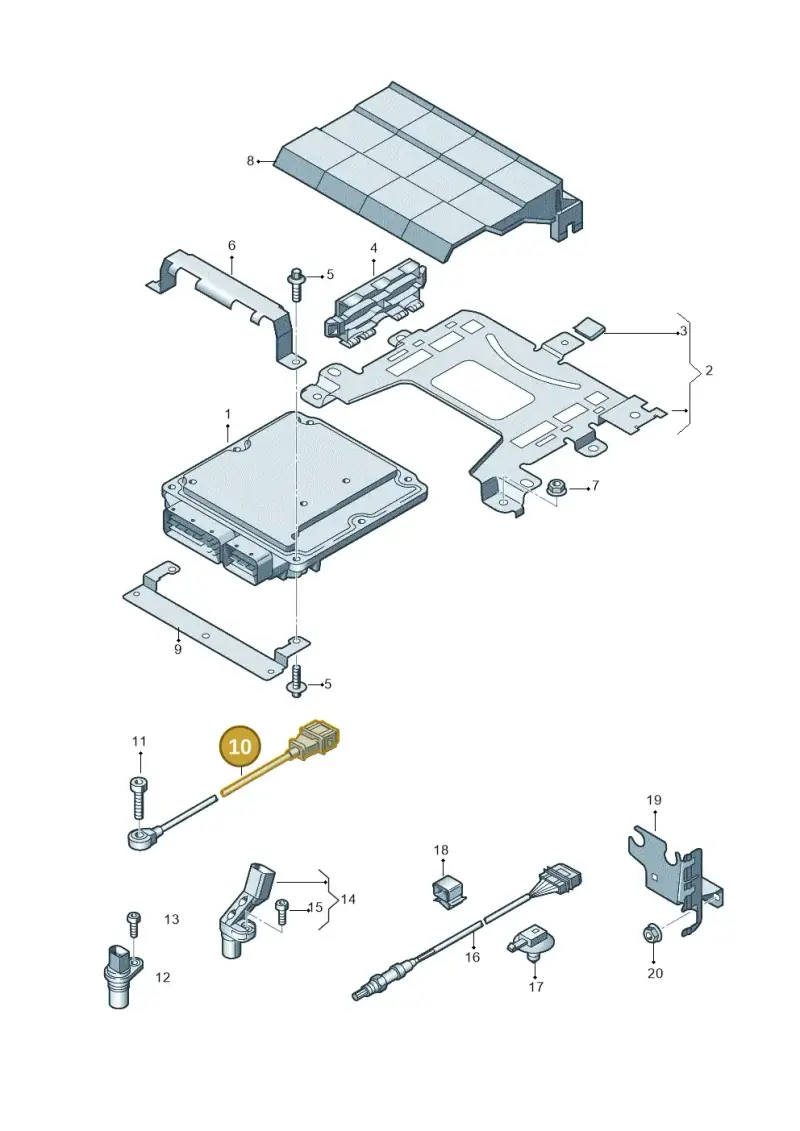 030905377C — Audi Q3 1.4 (2016-) diagram 855906000, position 10
