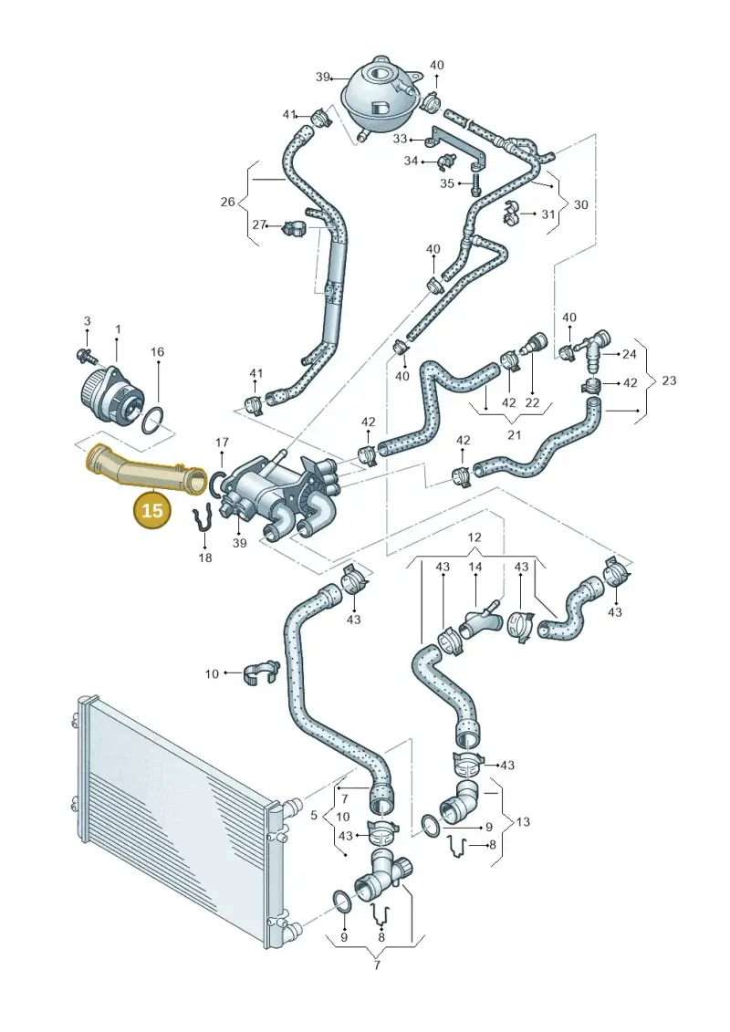 032121065D — Volkswagen New Beetle             06> (2005-) diagram 269121230, position 15