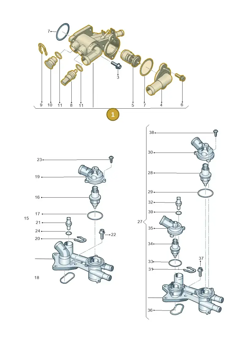 032121111AP — Volkswagen POLO (2005-) diagram 253121750, position 1