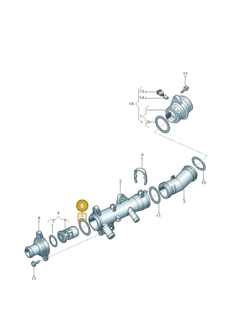 032121119J — Volkswagen Kombi (2011-) diagram 377121000, position 6
