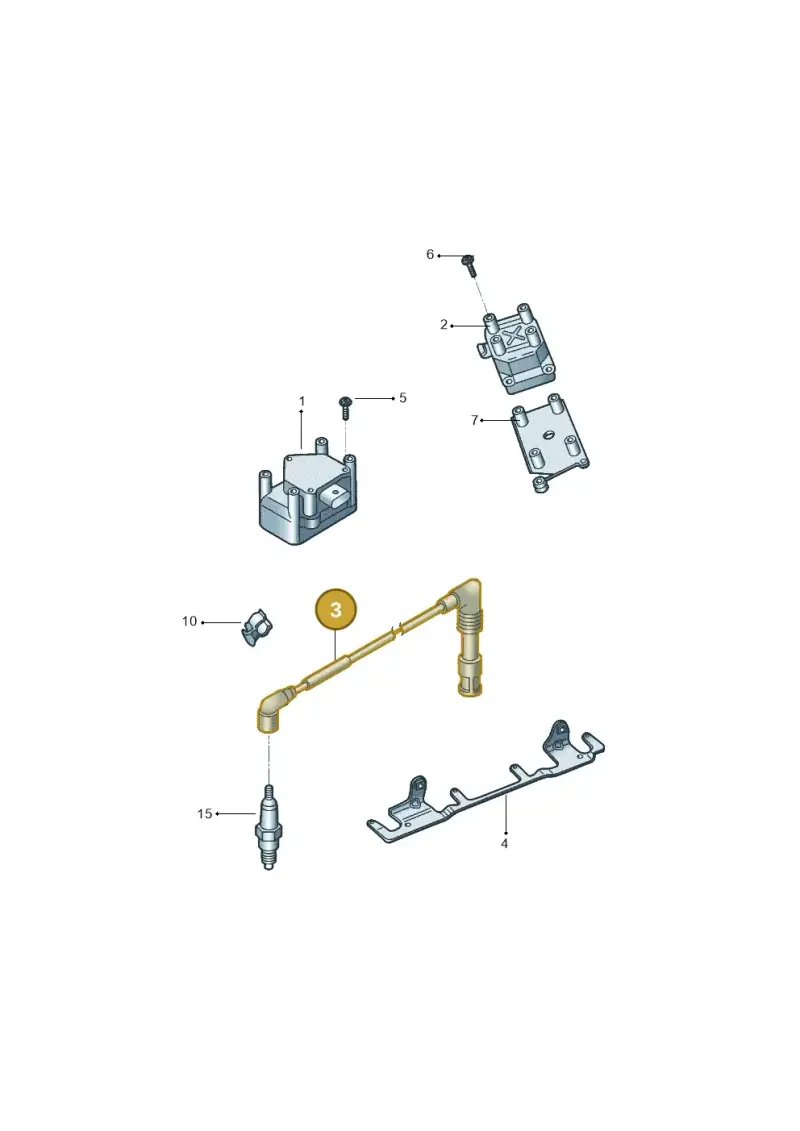 032905430L — Volkswagen GOL 2P/4P            M.06> (2005-) diagram 369905000, position 3