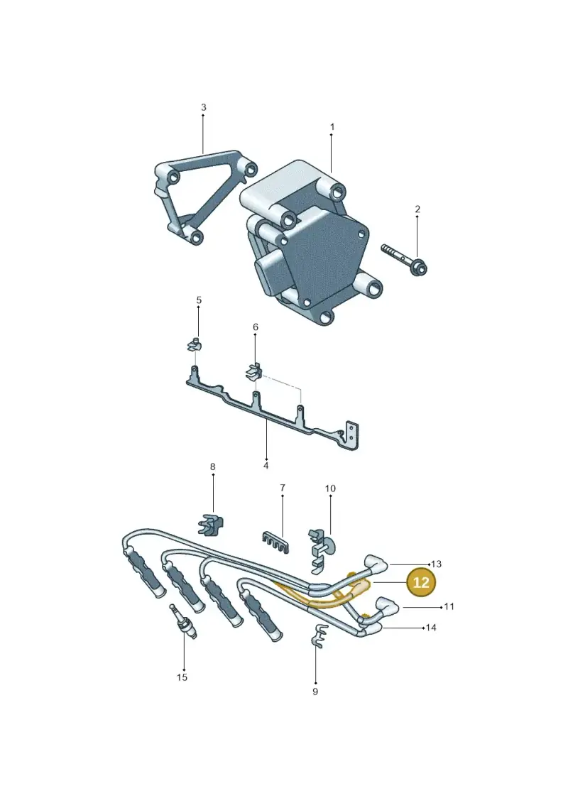 032905430L — Volkswagen Voyage (2016-2023) diagram 388905000, position 12
