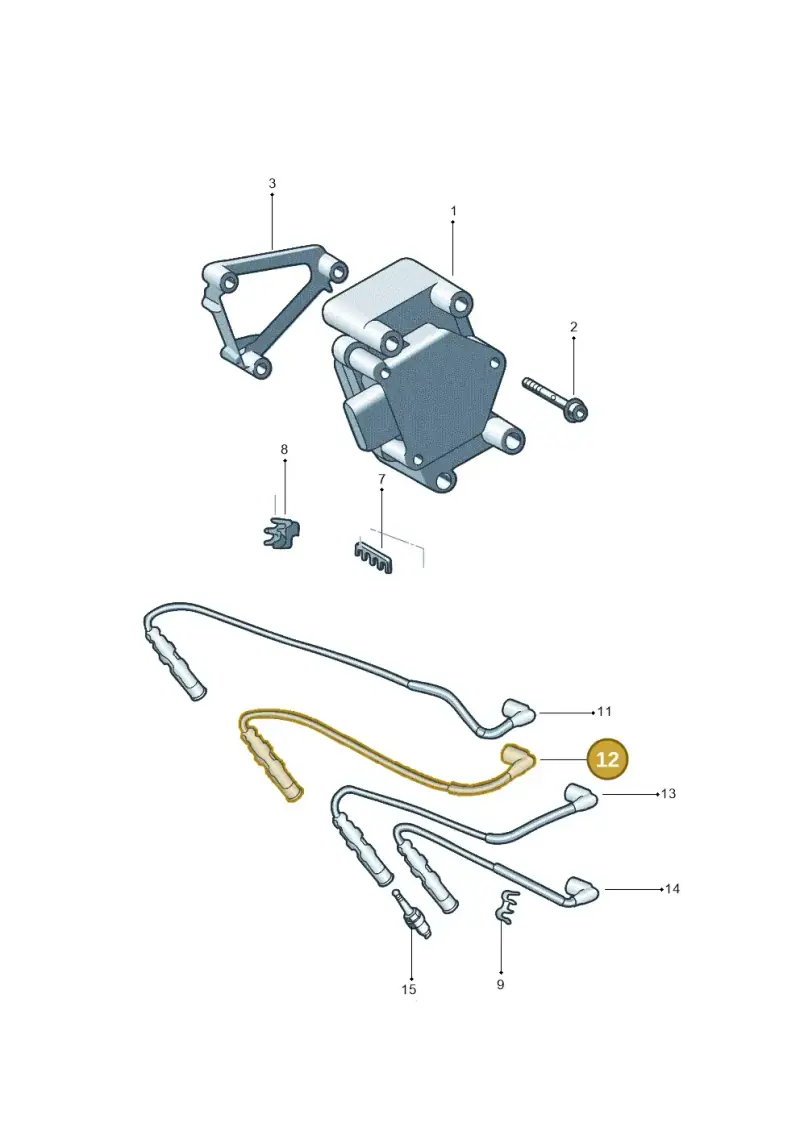 032905430L — Volkswagen Saveiro (2013-) diagram 553905010, position 12