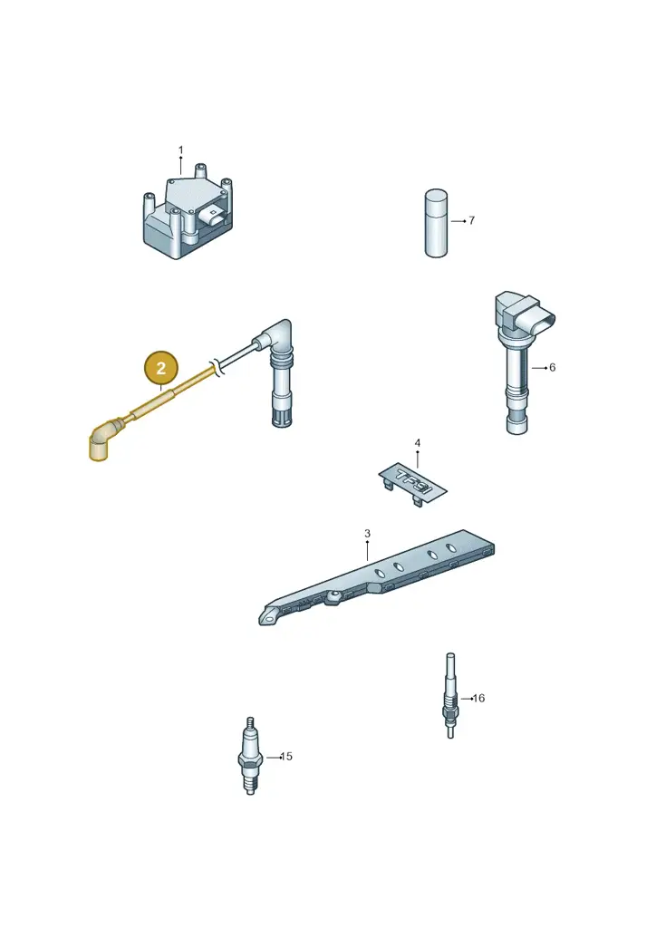 032905430L — Volkswagen Polo (2011-2014) diagram 253905000, position 2