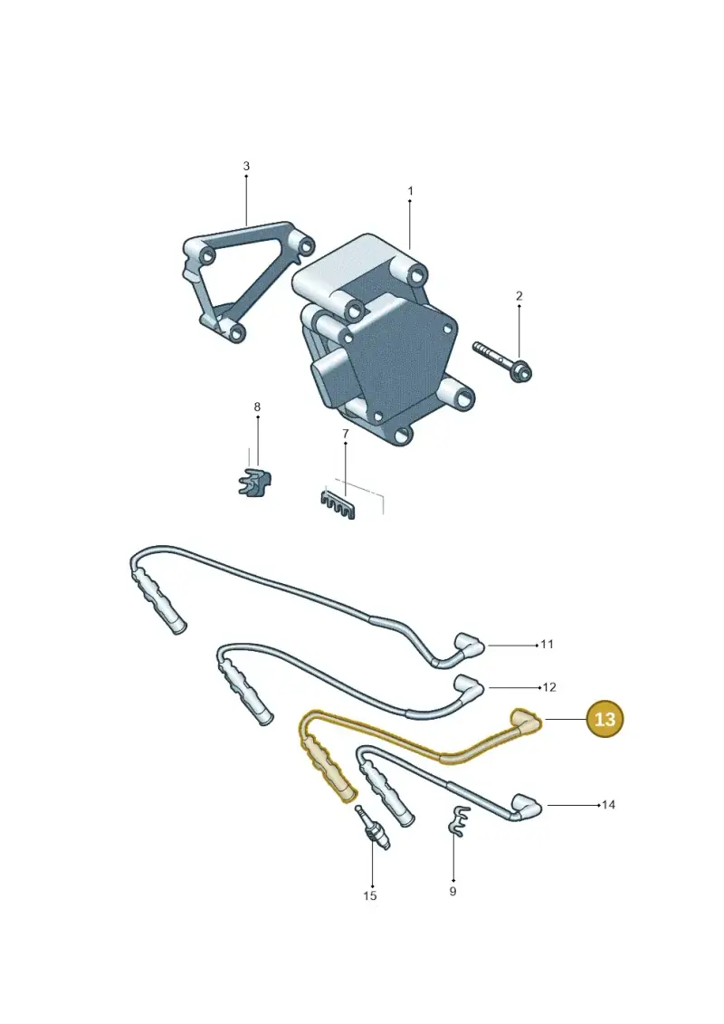 032905430M — Volkswagen Saveiro (2013-) diagram 553905010, position 13