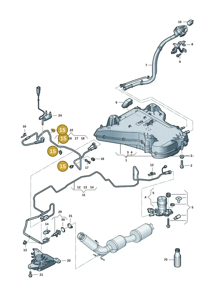 032972821A — Volkswagen Multivan (2021-) diagram 7t0201600, position 15
