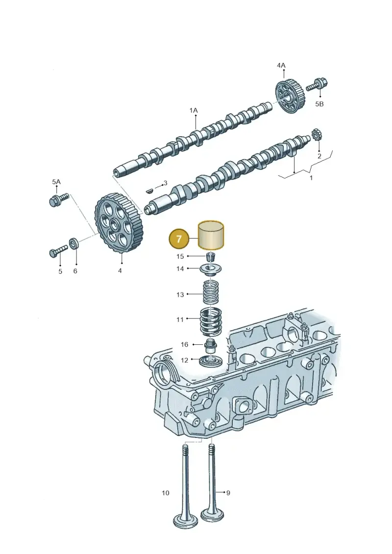 034109309AD — Volkswagen LT, LT 4X4 (2003-2006) diagram 117109200, position 7