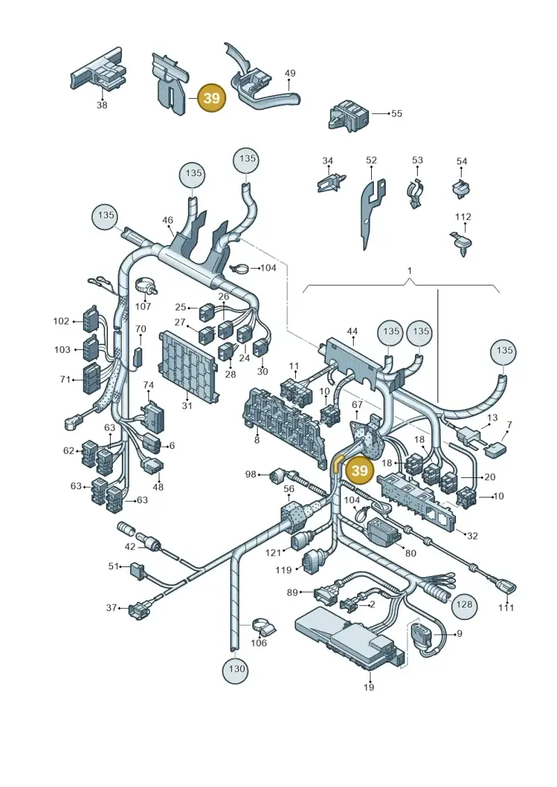 035905471 — Volkswagen New Beetle             06> (2005-) diagram 201971800, position 39