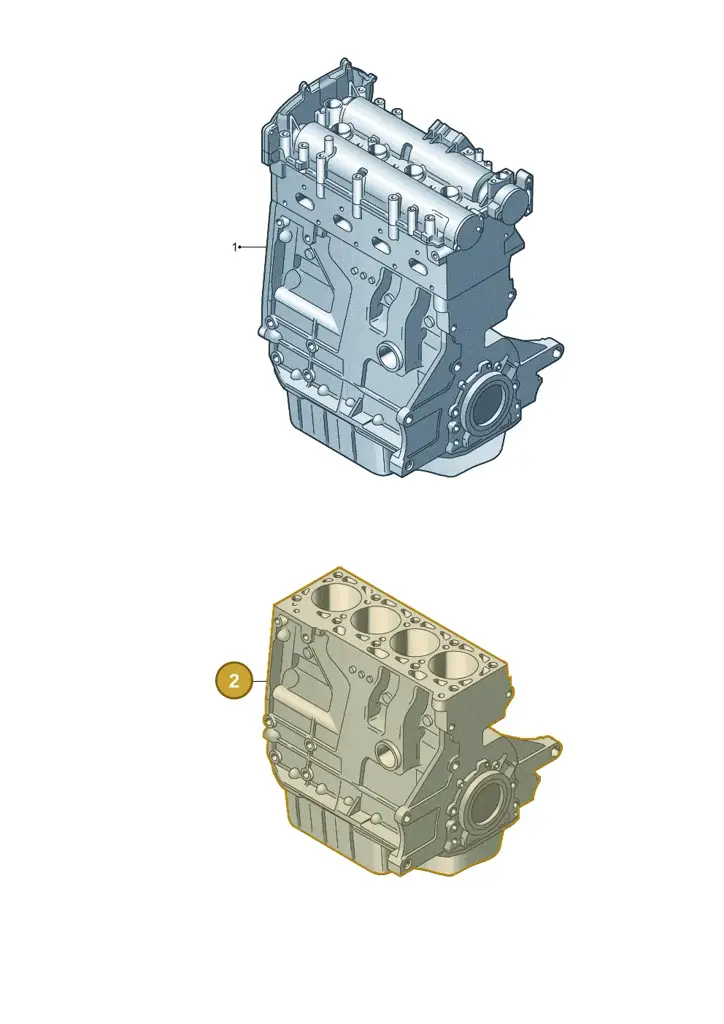 036100105DX — Volkswagen Polo (2012-2014) diagram 747100300, position 2