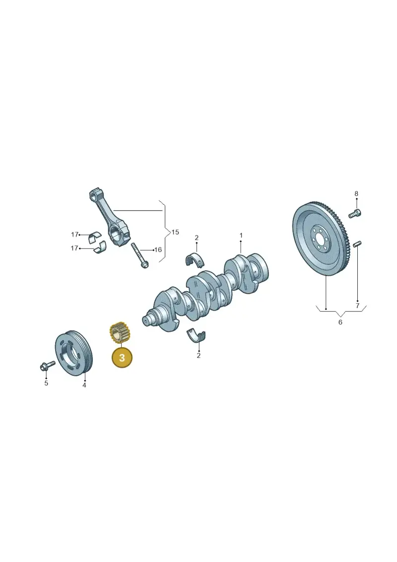 036105263Q — Volkswagen Golf Plus (2011-2014) diagram 729105030, position 3