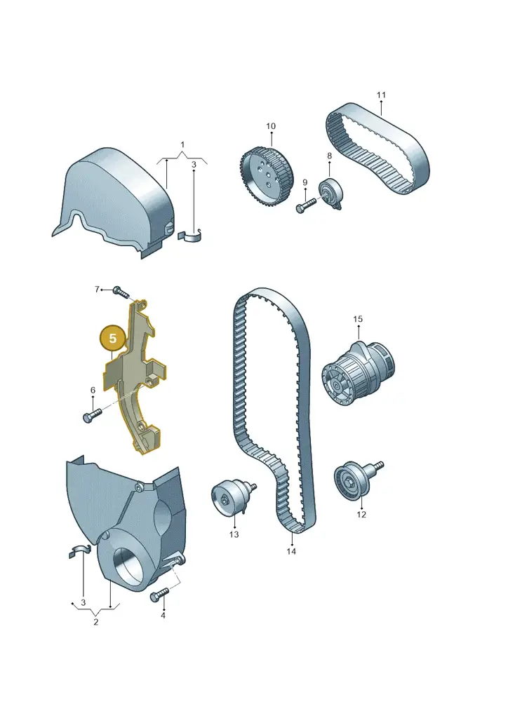 036109170M — Volkswagen Golf Plus (2011-2014) diagram 729109530, position 5