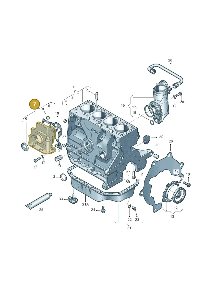 036115105D — Volkswagen New Beetle Cabrio.     06> (2005-) diagram 269103000, position 7