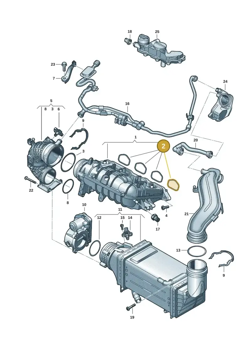 036129717P — Volkswagen Multivan (2021-) diagram 7t0133060, position 2