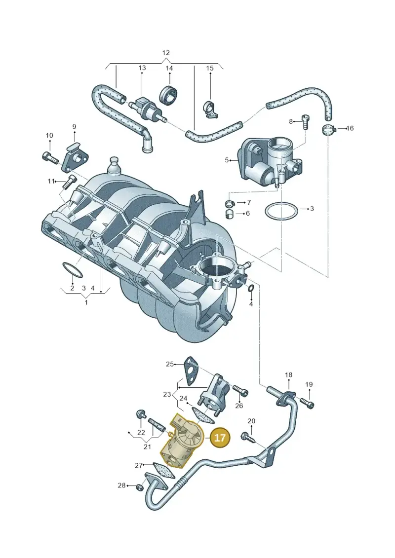 036131503T — Volkswagen POLO (2005-) diagram 253133320, position 17
