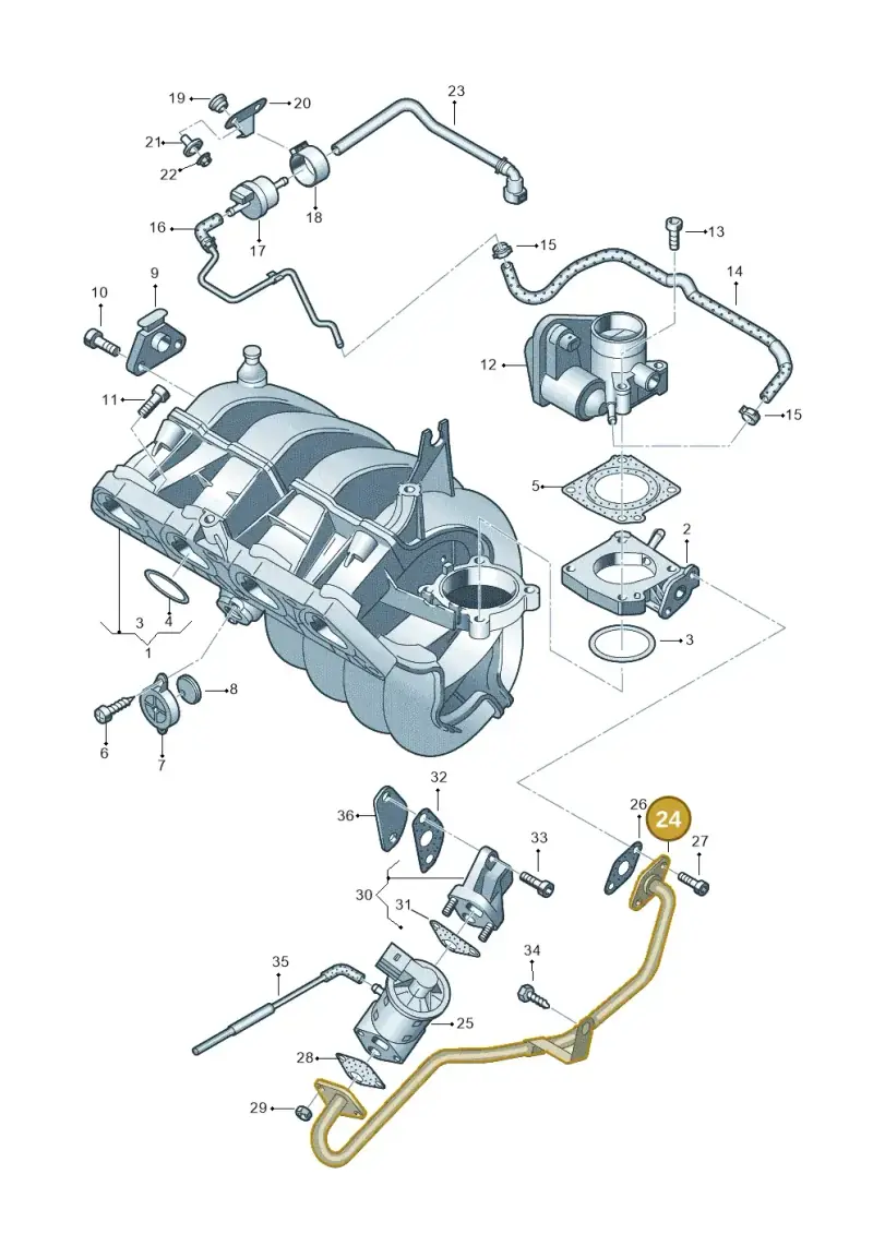 036131521AC — Volkswagen New Beetle             06> (2005-) diagram 269133100, position 24