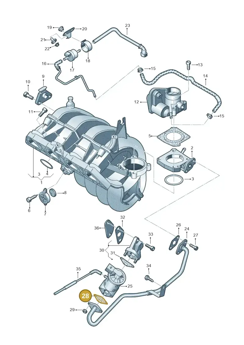 036131547F — Volkswagen New Beetle             06> (2005-) diagram 269133100, position 28