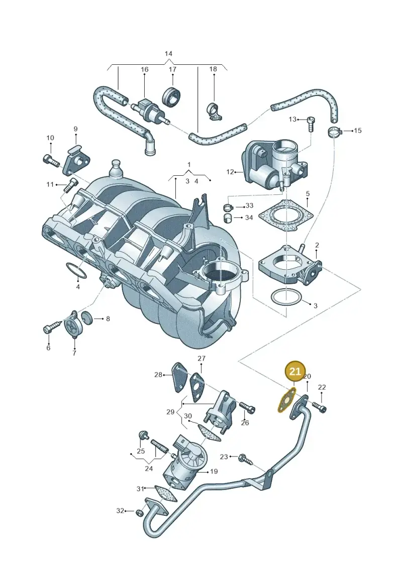 036131550A — Volkswagen POLO (2001-2005) diagram 253133300, position 21