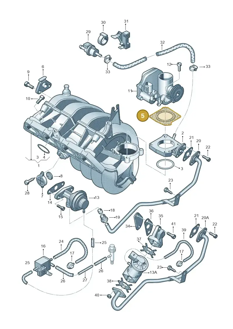 036133161C — Volkswagen LUPO/3L TDI (2003-2005) diagram 194133110, position 5